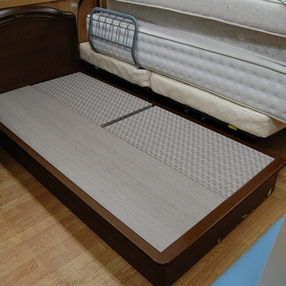 フランスベッド シングルベッド マットレス付き 木製フレーム 引出し収納付き FranceBeD ☆ PayPay(ペイペイ)決済可能 ☆ 札幌市 清田区 平岡 フランスベッド シングルベッド マットレス付き 木製フレーム 引出し