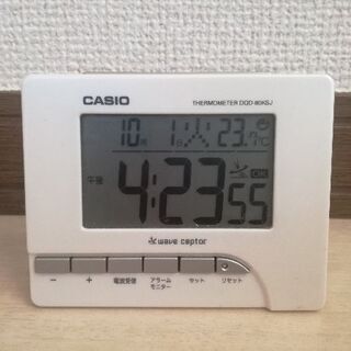 CASIO(カシオ) 電波デジタル目覚まし時計 DQD-80KSJ