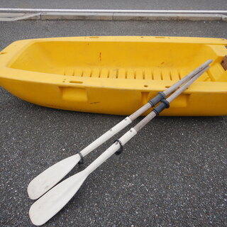 ☆中古品 リョービ フィッシング用ボート ２人乗り オール２本付き☆