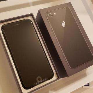 新品　iPhone8 space gray 64GB　本体　SI...