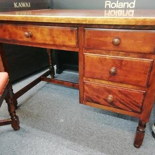 662　民芸家具 デスクセット