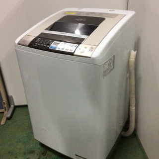 若干傷アリ特価♪ 乾燥機能付大型洗濯機 日立  8.0/4.5kg  ★送料無料地域あり★  ♪2人暮らし、ファミリーにオススメ