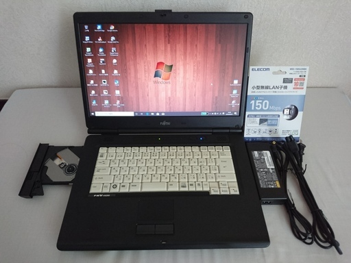 320GB　4GB　FUJITSU　15インチノート　windows10