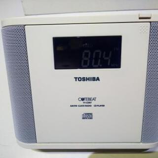 値下げ中古 TOSHIBA AM FM  CLOCKRADIO ...