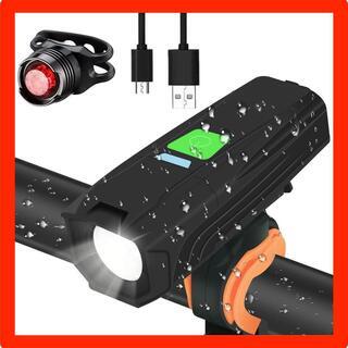 ⬛️自転車ライト⬛️ USB充電式 LED 防水 新品・未使用！