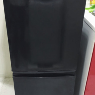 SHARP 冷蔵庫 ブラック (電子レンジ付き)