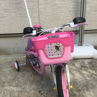 女の子用 ミニー自転車