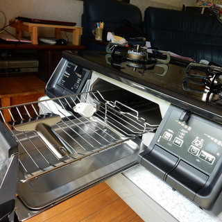 美品 パロマ グリル付きテーブルコンロ（都市ガス用）