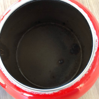 ル・クルーゼ  24cm (4.2L) ココットロンド  &  ケトル ピッコロ 1.1L  チェリーレッド