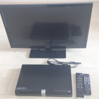 TOSHIBAレグザ32型 & MITSUBISHIブルーレイディスクレコーダー 計2点