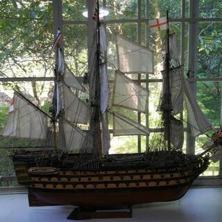 船の木製模型
