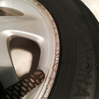 155/65R13 スバル　プレオ　純正　ノーマル　タイヤ　アルミホイール　セット品　19000円　横浜市旭区　ズーラシア近く