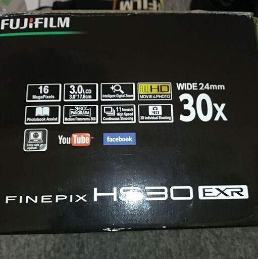 【動作良好！光学30倍！】富士フィルムFinePix「HS30EXR」