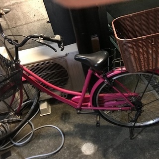 【お取引中】26インチ ピンク 自転車