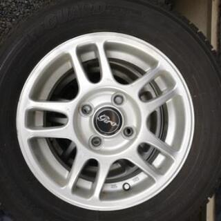 165 70 R13 スタットレスタイヤとアルミホイールのセット