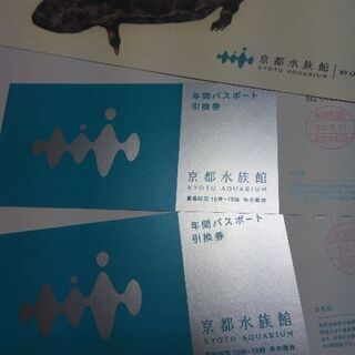 京都水族館年間パスポート引換券