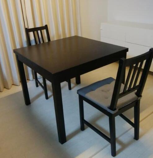 伸長式ダイニングテーブルIKEA (唐澤翔) 本郷台の家具の中古あげます 