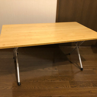 スノーピーク　ワンアクション　ローテーブル竹