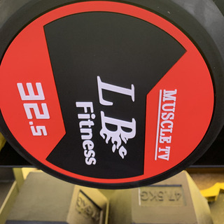 ラバーダンベル 32.5kg 2個