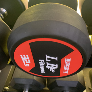 ラバーダンベル 32.5kg 2個