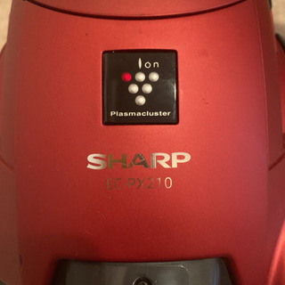 【0円】SHARP サイクロン式掃除機EC-PX210-R