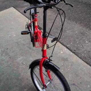 オオトモのレイチェル20インチ折り畳み自転車新車 赤