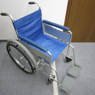 NISSIN製自走式車椅子（青色）