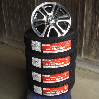 14インチ　ホンダ軽自動車用ブリヂストンVRX155/65R14　スタッドレス　アルミセット