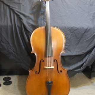 メンテ済み ドイツ製 カールヘフナー チェロ 4/4 虎杢 1980年頃 杉藤 弓 ハードケース 程度良 澄んだ低音 全国発送 手渡し可能