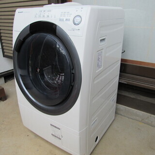 SHARPドラム式洗濯乾燥機［2017年製 ES-S7B-WR］