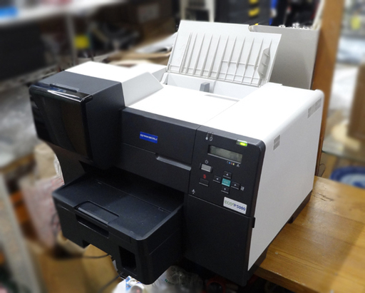 ジャンク 株式会社EMシステムズ ECO P-5000 B451A 薬局向薬袋プリンタ USBプリントサーバ(SX-3000GB)付 2014年製 インクジェットビジネスプリンター