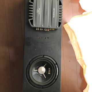 値下げしました❗️ウーハーBOX、アンプ、ウーハーセット(MH 21SワゴンR)