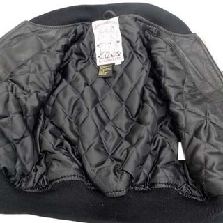 未使用 タグ付◎AVIREX/アヴィレックス レザー スタジアム ジャンパー 革ジャン キッズ 120/スタジャン ジャンパー/牛革