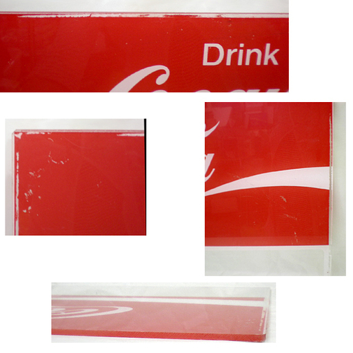 Coca Cola/コカ・コーラ◎アクリル看板 Drink パネル 札幌市 豊平区 平岸 - ノベルティグッズ