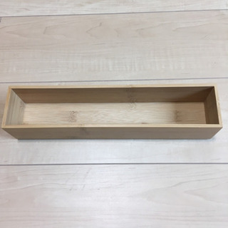 【新品】IKEA クノータ 竹の箱