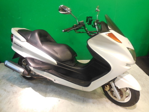最終売り切り！YAMAHA マジェスティ250C 白 現状中古車 即渡し可　全車大幅値下げ　エンジン始動OK　 消費者還元事業対象店舗　在庫入替一掃