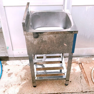 アズマ 流し台 シンク 1槽シンク W450×D450×H800+BG90　azuma アズマ 流し台 シンク 1槽シンク W450×D450×H800+BG90 azuma