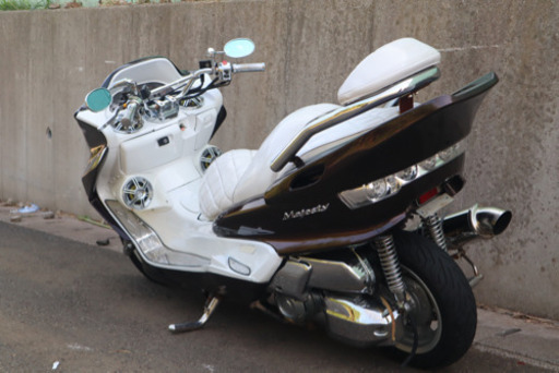 【YAMAHA マジェスティ】スピーカー4発！！２トンフルメッキフルカスタム！！ YAMAHA マジェスティ】スピーカー4発！！2トンフルメッキフルカスタム！！