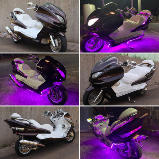 【YAMAHA マジェスティ】スピーカー4発！！２トンフルメッキフルカスタム！！