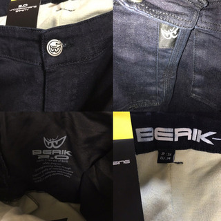 ベリック BERIK メンズ ジーンズ パンツ デニム  バイク用 ツーリング
