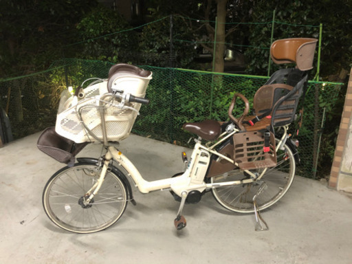 ブリジストン子供乗せ電動自転車「アンジェリーノアシスタ」3人乗り