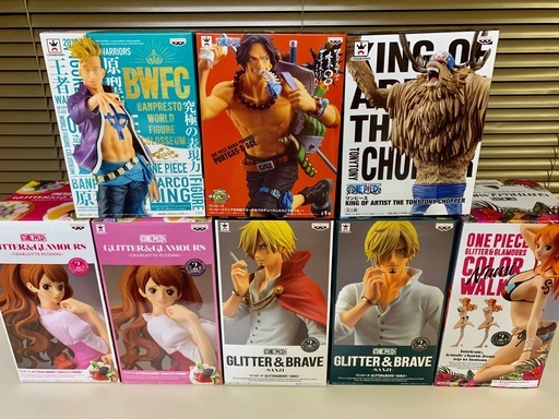 ワンピース ONE PIECE　フィギュアまとめ売り8体【新品未開封】
