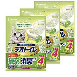 猫トイレ砂 1週間消臭・抗菌 サンド 4L×3個