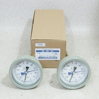 ◆山本計器 温圧計(屋内外兼用) 型式:F233 ５０℃ 未使用...