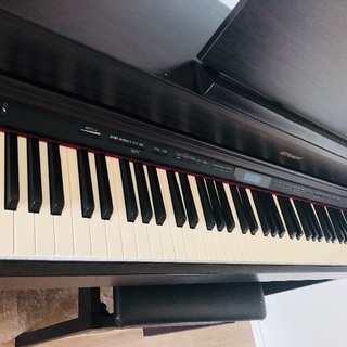ローランド　HP603　電子ピアノ　椅子　譜面　ヘッドホン付　美品