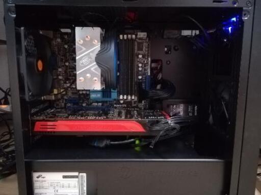 Win 10 64bit (dsp版)付き、Ryzen5 5600XとASUS ROG-STRIX-RX580-O8G