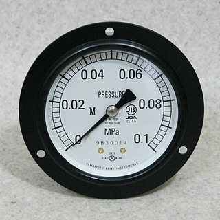 ◆山本計器 圧力計 蒸気用 ZD43 D3/8 75×0.1Mp...