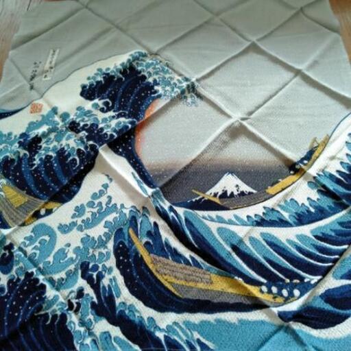 【美品】箱入富士山風呂敷