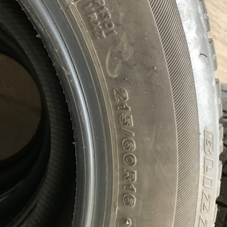 215/60r16 ブリヂストン  スタッドレス 2016年製 4本セット ①