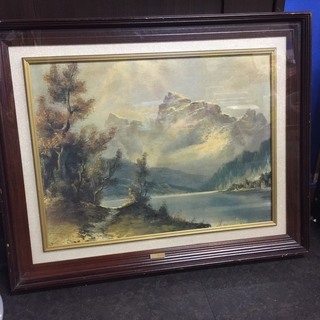 山上湖絵インテリア※飾り収蔵 山上湖絵インテリア※飾り収蔵